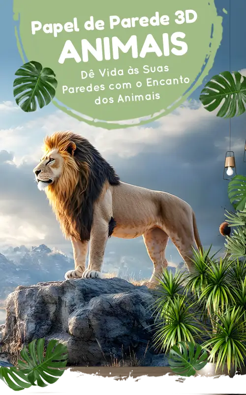 banner foto mural animais desk e mobile