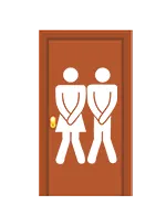 Adesivos para Porta de Banheiro