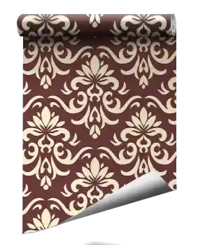 Papel De Parede Damask Arabesco