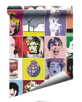 Papel De Parede Pop Art