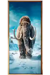 Adesivo Para Porta De Animais Extintos