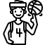 Adesivos de Parede de Basquete