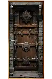 Adesivo Para Porta Estilo Medieval