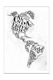 Quadros Decorativos Mapas
