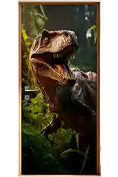 Adesivo Para Portas De Dinossauros