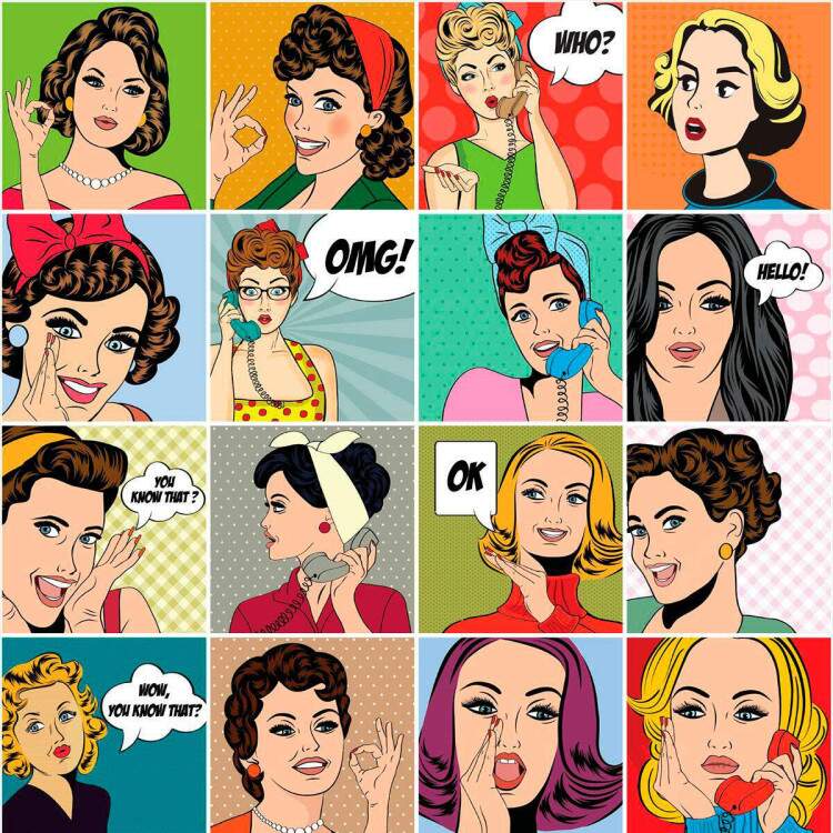 Papel de Parede Pop Art