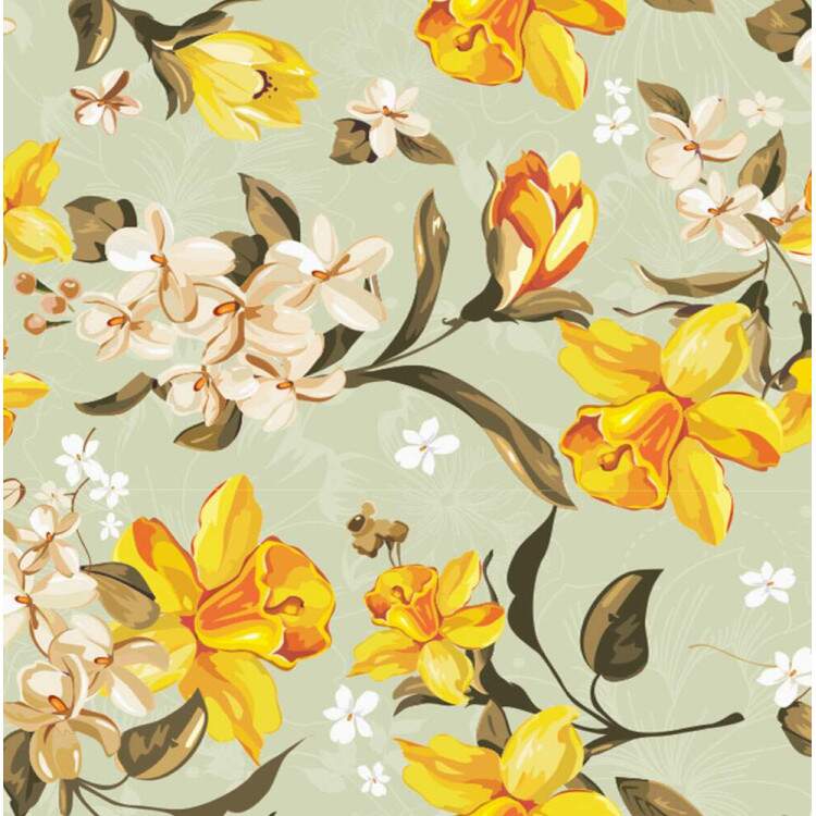 Papel de Parede Floral Mod 192