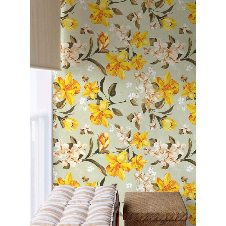 Papel de Parede Floral Mod 192