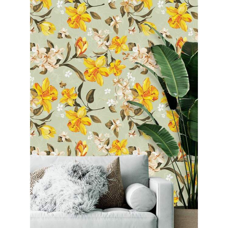 Papel de Parede Floral Mod 192