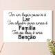 Placa Decorativa Frase Fam�lia