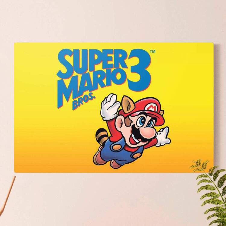 Placa Decorativa Super Mario Bros 7