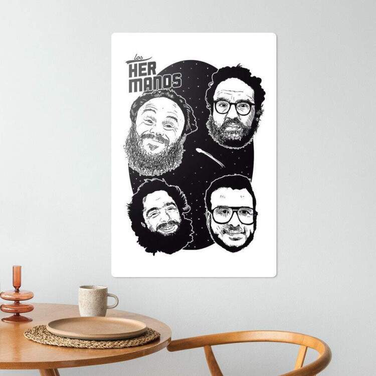 Placa Decorativa Los Hermanos 6