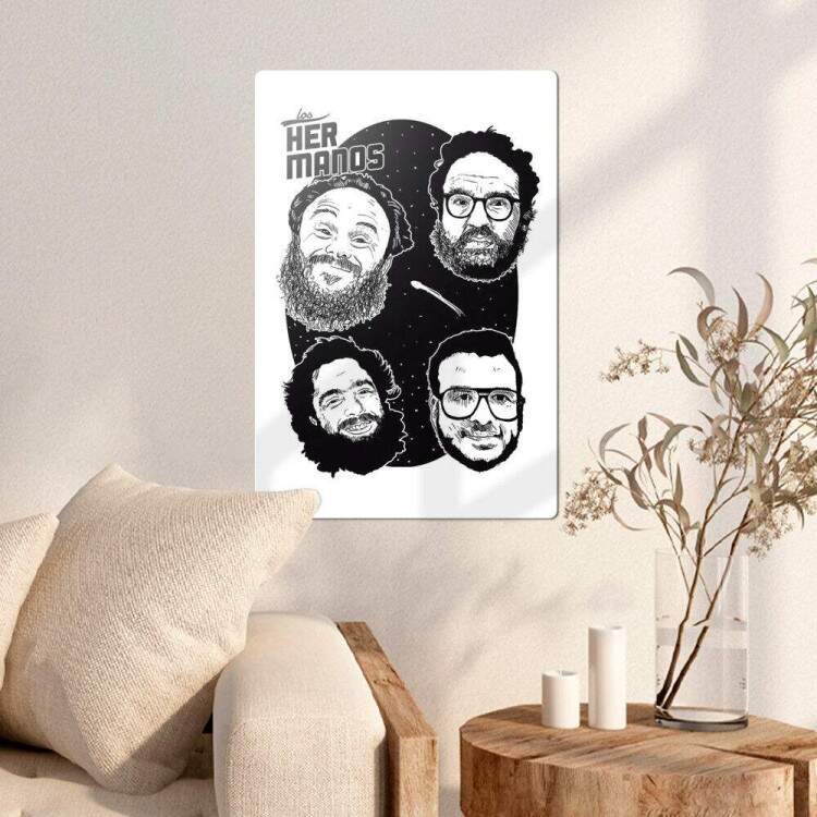 Placa Decorativa Los Hermanos 6
