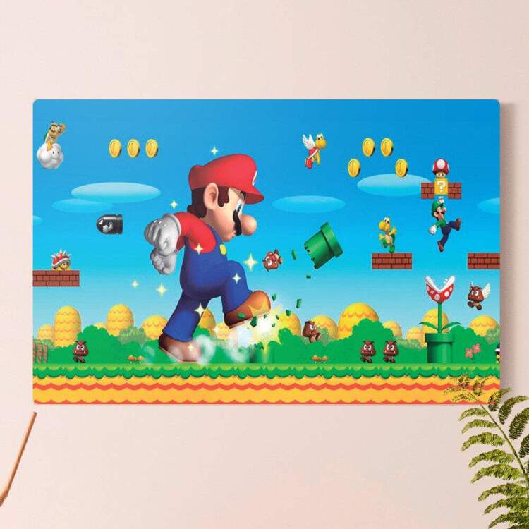 Placa Decorativa Super Mario Bros 6