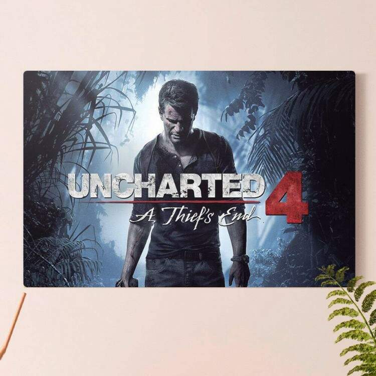 Placa Decorativa Game Uncharted 5