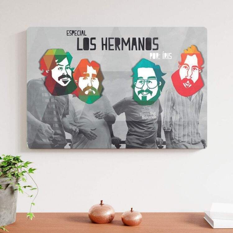 Placa Decorativa Los Hermanos 5