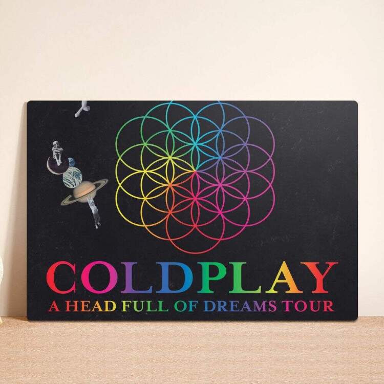 Placa Decorativa Coldplay 4