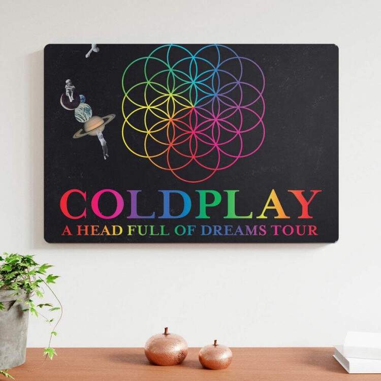 Placa Decorativa Coldplay 4