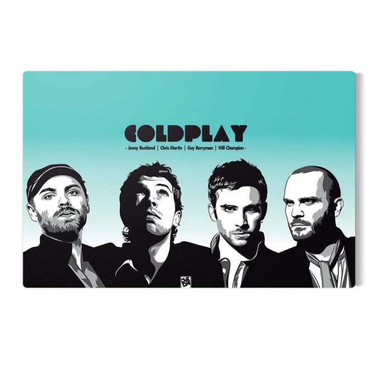 Placa Decorativa Coldplay 5