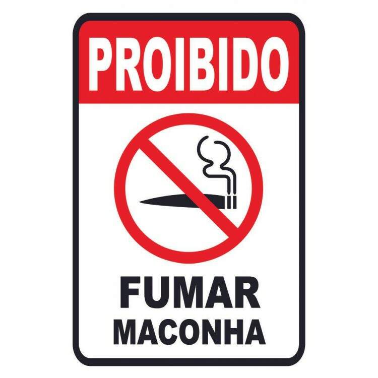 Placa decorativa Engraadas 18 - Proibido