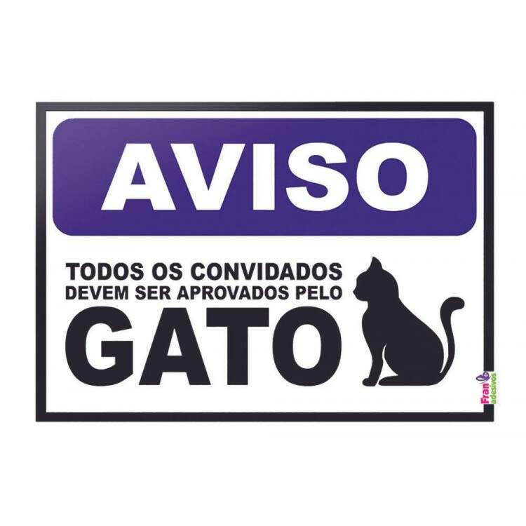 Placa decorativa Engraadas 26 - Aviso