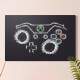 Placa Decorativa Geek 18 - Controle de Xbox