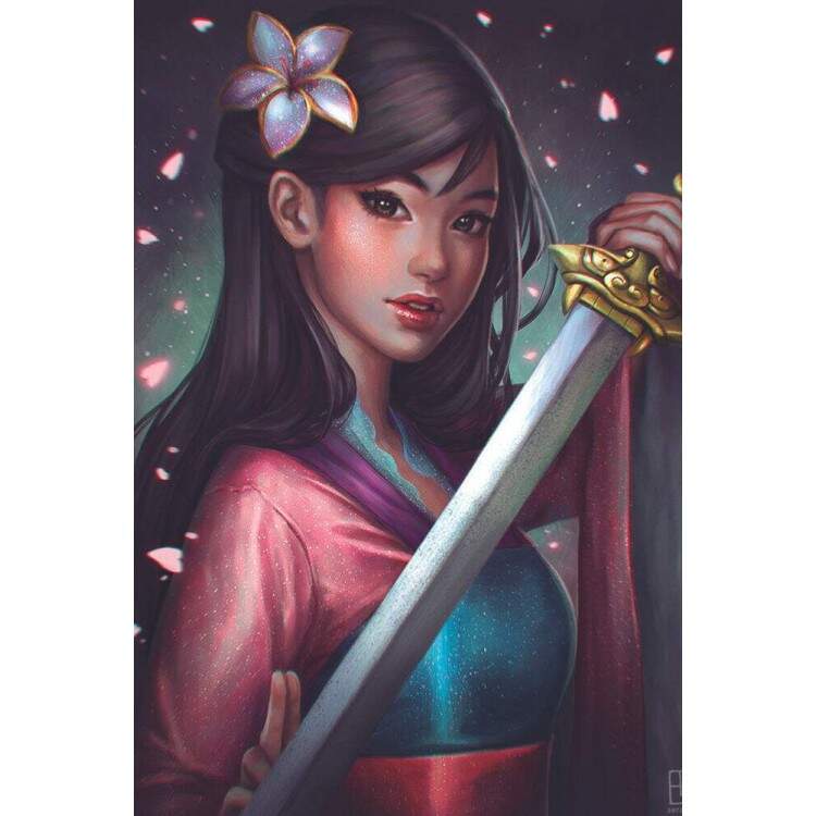 Placa decorativa Princesa 21 - Mulan