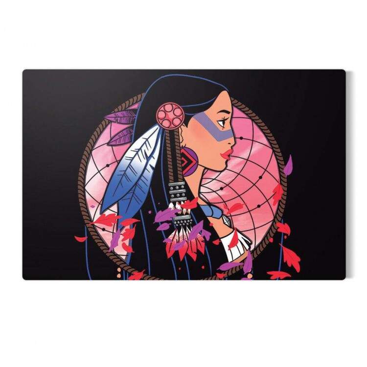 Placa decorativa Princesa 22 - Pocahontas