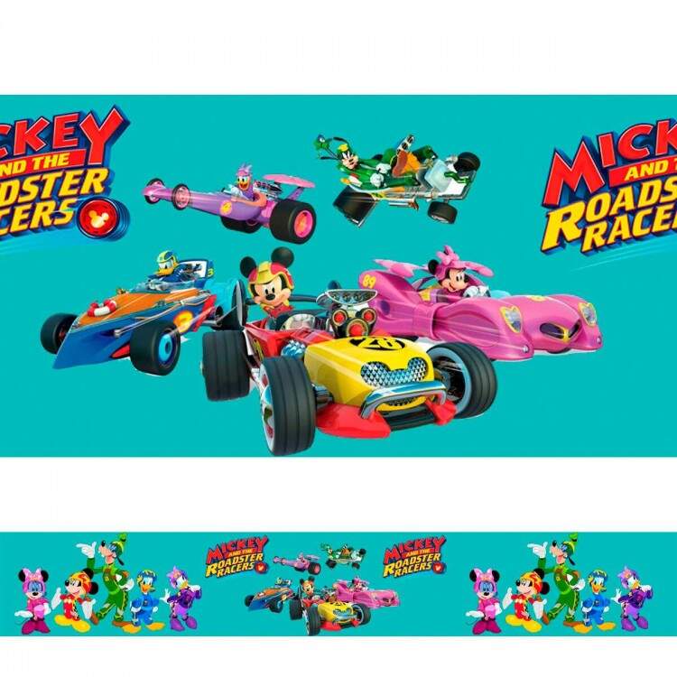 Faixa Decorativa Mickey and Roadster Racers