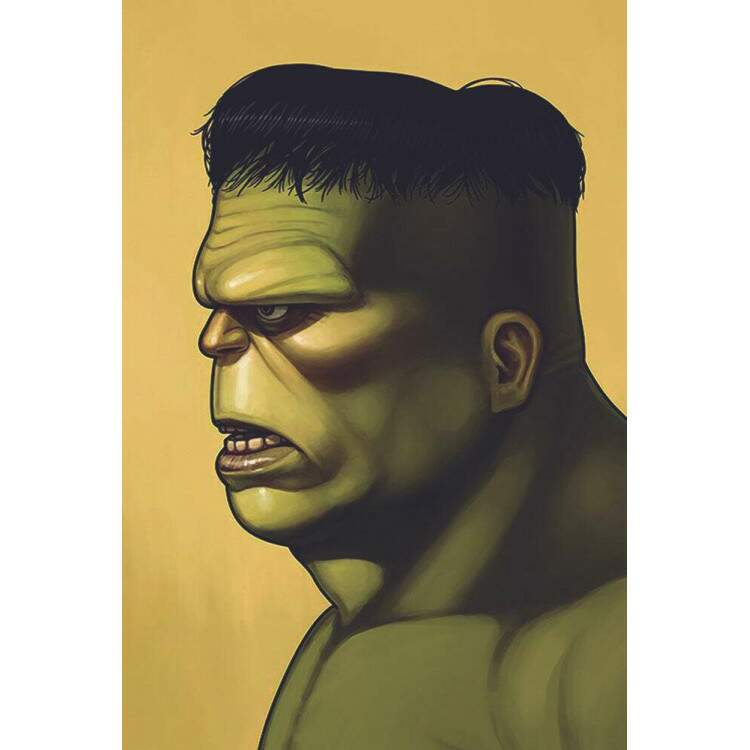 Placa decorativa Heris Marvel 16 - Hulk