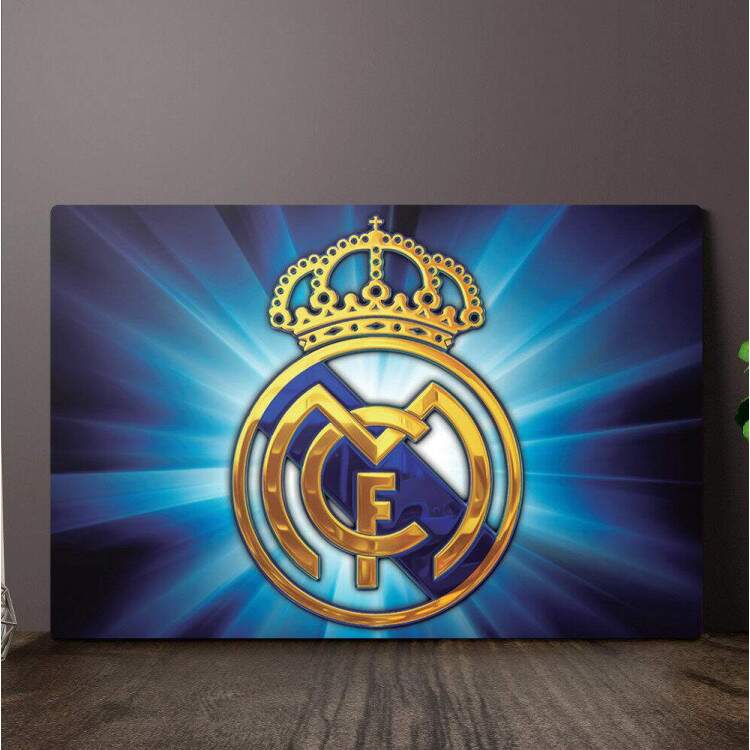 Placa Decorativa Futebol Real Madrid 1