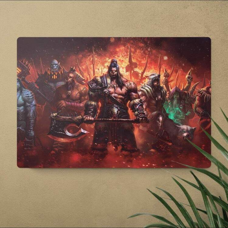 Placa Decorativa World of Warcraft 6