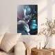 Placa decorativa Her�is 70 - Thor Feminina