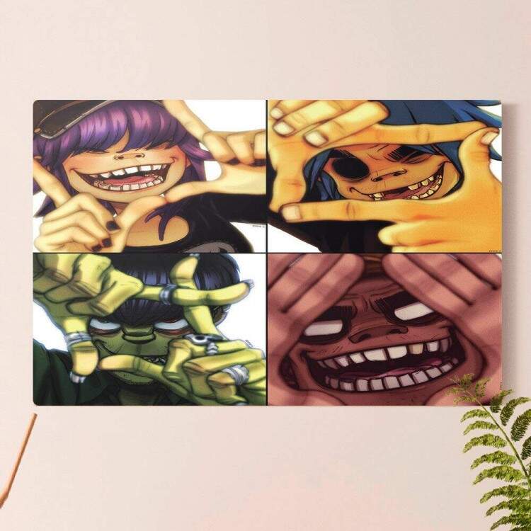 Placa Decorativa Gorillaz 21