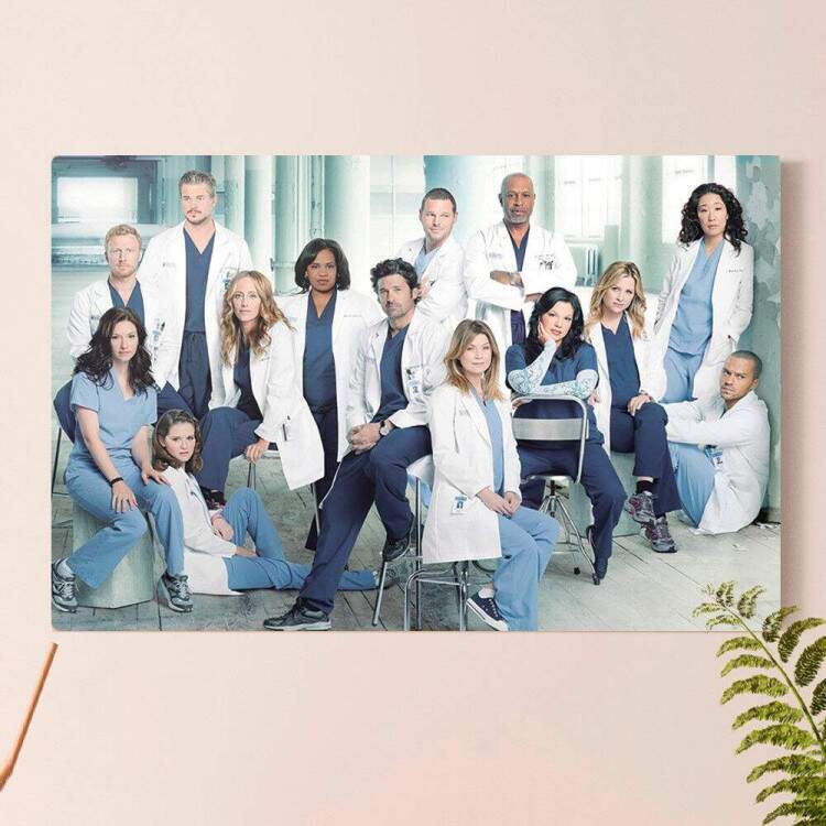 Placa Decorativa Greys Anatomy 4