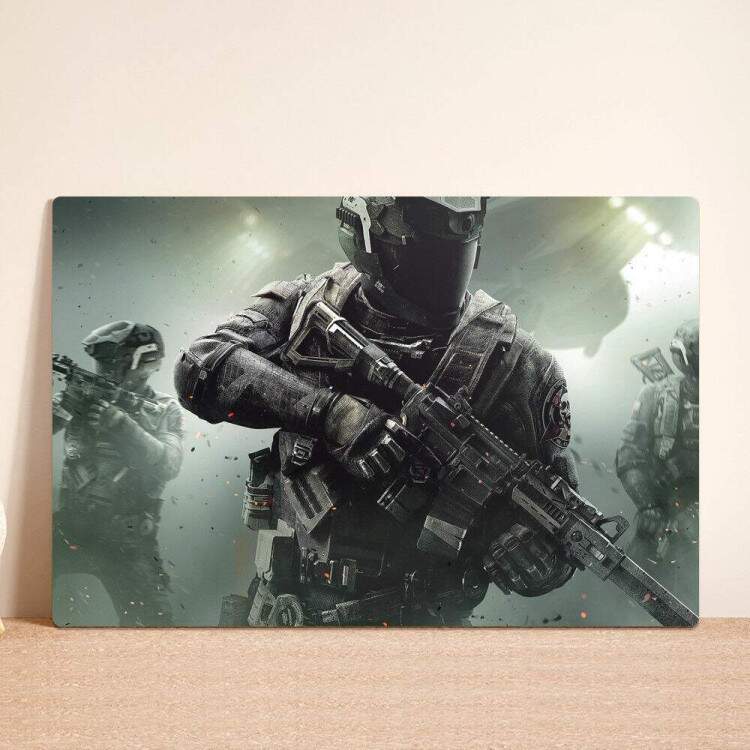 Placa Decorativa Call of Duty 4