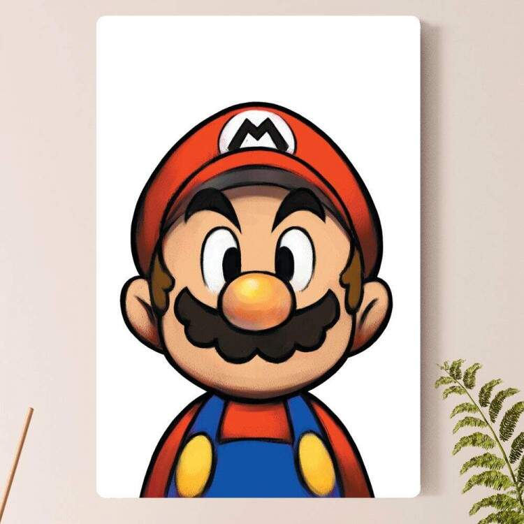 Placa Decorativa Mario Bros 1