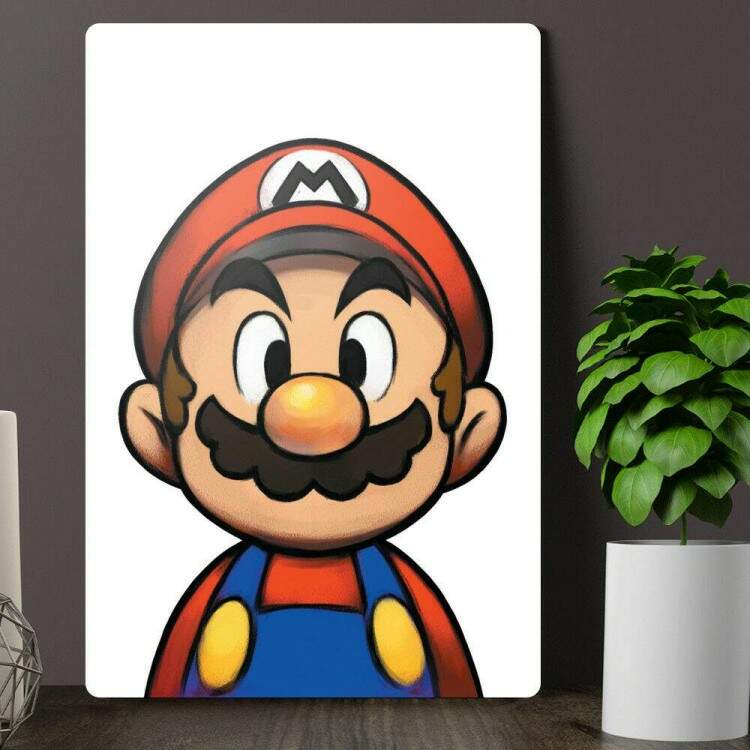 Placa Decorativa Mario Bros 1