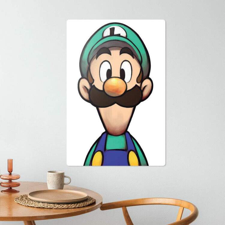 Placa Decorativa Luigi Bros 1