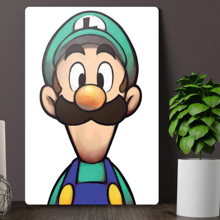 Placa Decorativa Luigi Bros 1