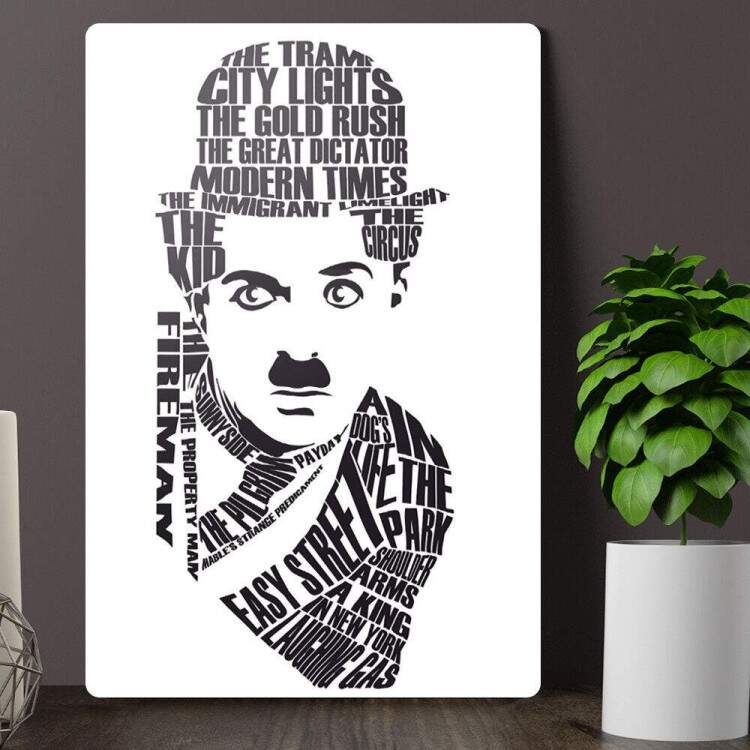 Placa Decorativa Chaplin 7