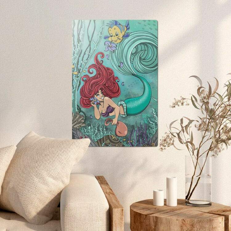 Placa Decorativa Pequena Sereia 10