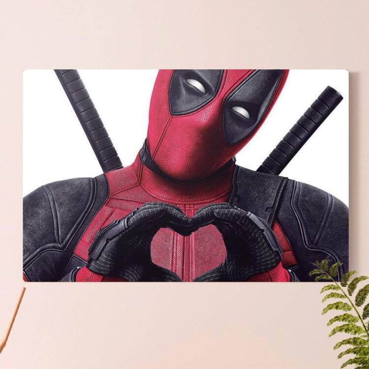 Placa Decorativa Deadpool 1