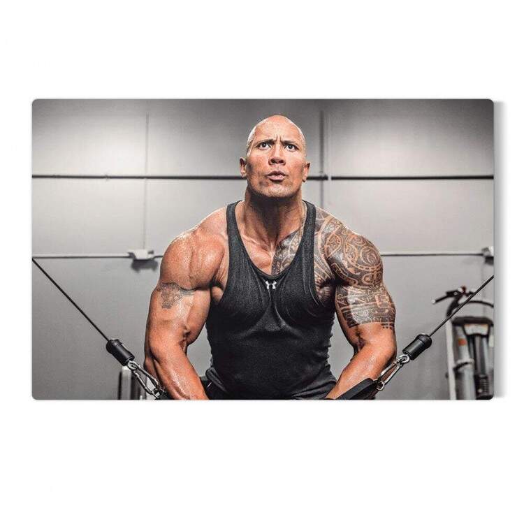 Placa Decorativa The Rock 2