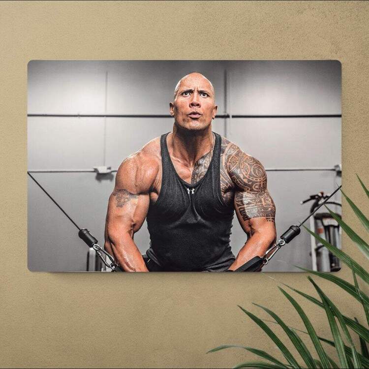 Placa Decorativa The Rock 2