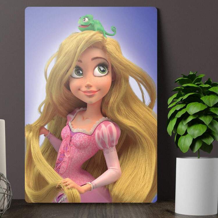 Placa Decorativa Rapunzel 13