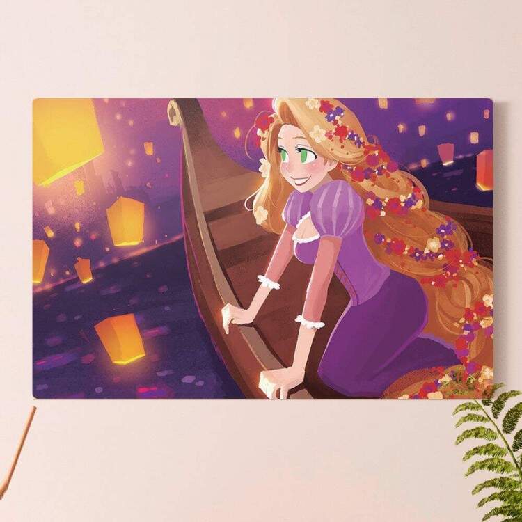 Placa Decorativa Rapunzel 15