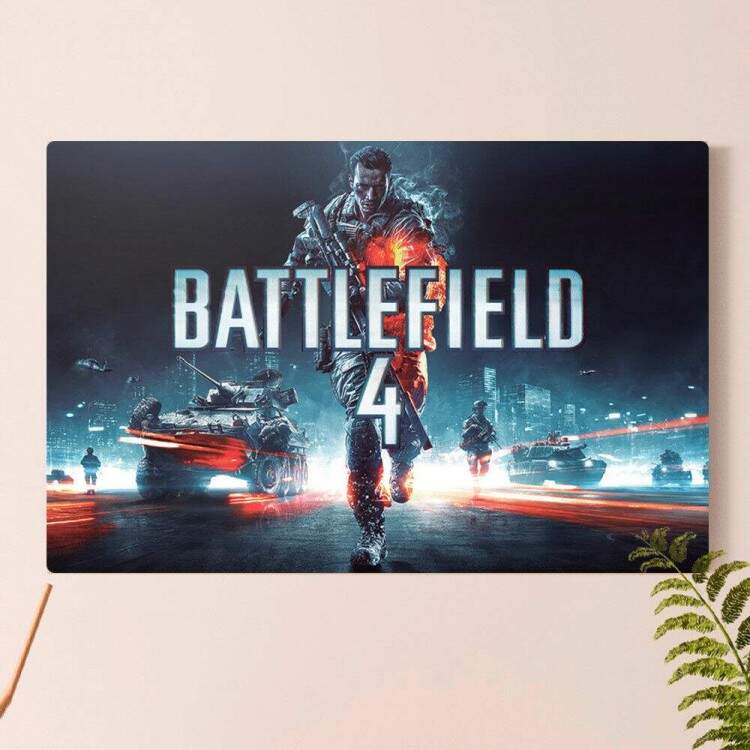 Placa Decorativa Battlefield 4