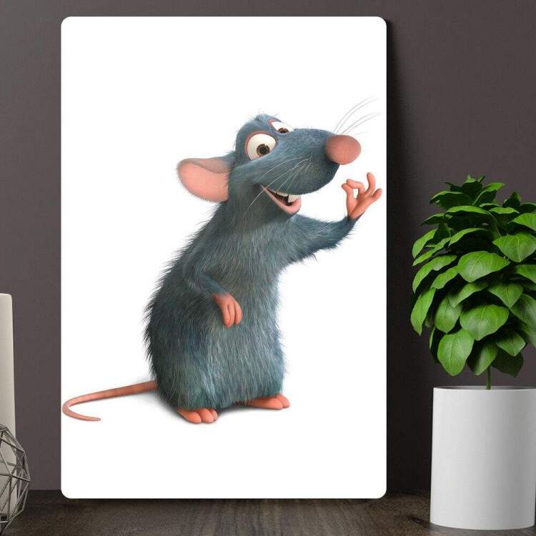 Placa Decorativa Ratatouille 1