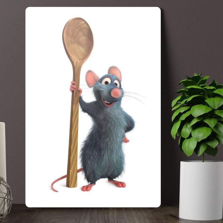 Placa Decorativa Ratatouille 4